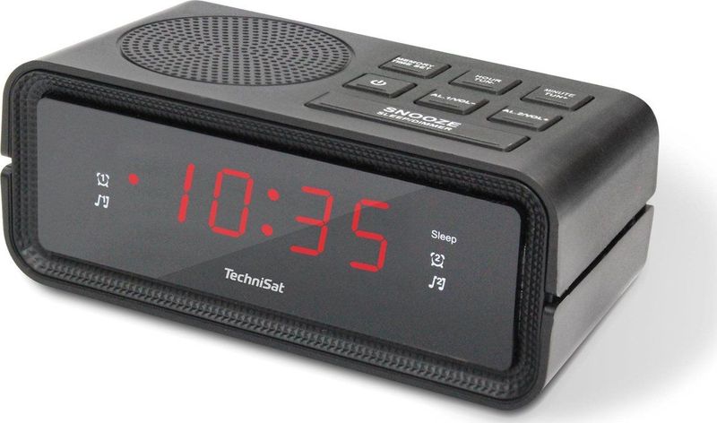 TechniSat Digiclock 2 - Wekker Radio - Zwart