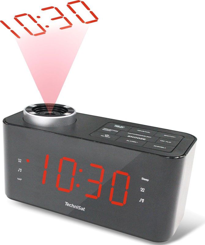 TechniSat - Digiclock 3 - Wekker Radio - Grijs