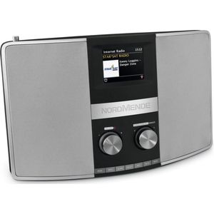 Nordmende - Transita 400 - Radio - Zilver - DAB+ Internet Radio Bluetooth NFC