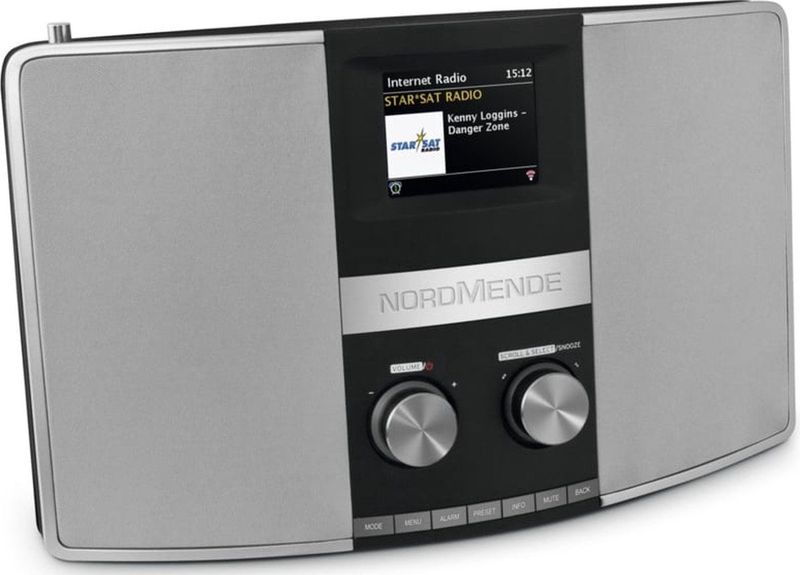 Nordmende - Transita 400 - Radio - Zilver - DAB+ Internet Radio Bluetooth NFC