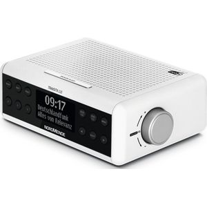 Nordmende Transita 115 DAB+ en FM Digitale Wekker Radio - Wit