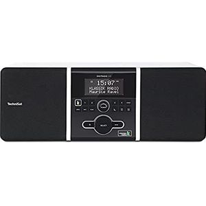 TechniSat Digitradio 305 Klassik Edition DAB Radio (mit Bassreflex-Holzgehäuse, DAB+, UKW, stationäre Bedienung, Direktwahltaste zu Klassikradio) weiß