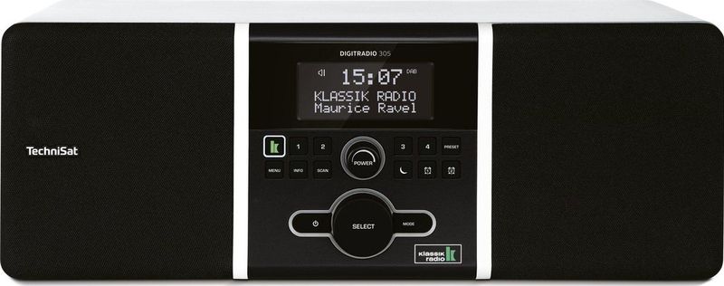 TechniSat - DigitRadio 305 Classic Edition - Radio - Wit - DAB+