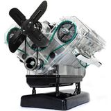 Franzis V8-motorset: bouw de legendarische V8-motor opnieuw op en ervaar wat er achter de technologie schuilgaat!: V8 Engine kit. Baue den legendären ... und erlebe was hinter der Technik steckt!