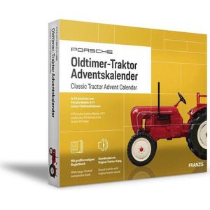 Franzis Adventkalender Porsche Classic Traktor Rood 24-delig