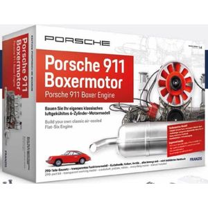 1:4 Franzis 67140 Porsche 911 Model Engine Kit Plastic Modelbouwpakket