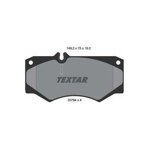 Remblokset TEXTAR 2078401, voor