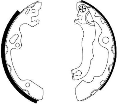 TEXTAR Remschoenen FORD 91052500 1075549,1087597,98AB2200BE Remschoenen Set,Remschoenset 98AX2200BD,98AX2200BE,98101052504,1121669,1126158,1473058