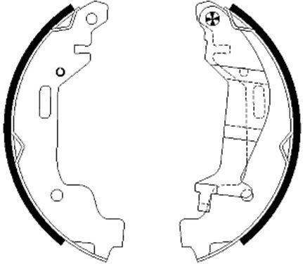 TEXTAR Remschoenen OPEL,SUZUKI,VAUXHALL 91058000 98101058004,9209090,09214834 Remschoenen Set,Remschoenset 4705128,5320076G10,5320076G40,5320076G41