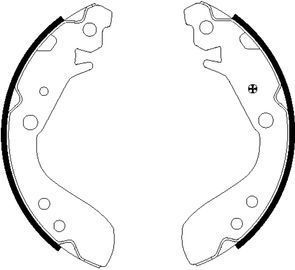 TEXTAR Remschoenen HONDA 91060400 43154SAA004,43155SAA004,98101060404 Remschoenen Set,Remschoenset 01431SAA000,43053SAAE50,43053SAAE51,01432SAA000