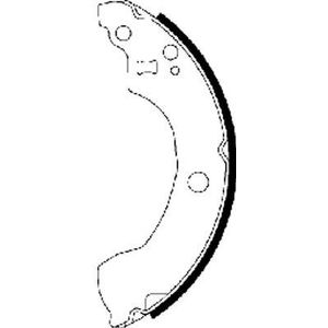 Remschoenset Nissan Textar 91064400