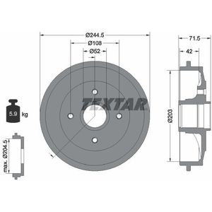 Remtrommel TEXTAR 94026600