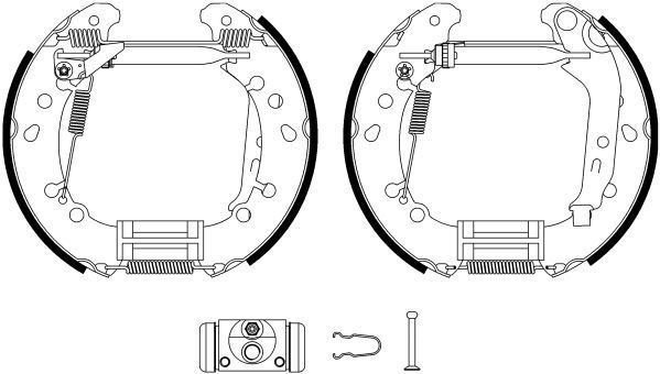 TEXTAR Remschijf, trommelrem TOYOTA 84075000 044950D040000,84101075014,044950D040 049070D010,049070D011