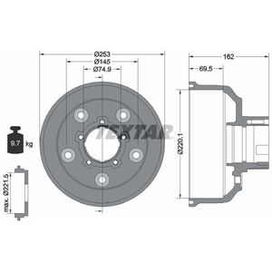 Remtrommel TEXTAR 94037200