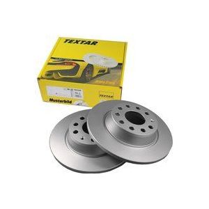 TEXTAR - Remschijf - Remschijven - Achteras - PRO - Voor VW, AUDI, FORD