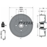 Textar - 94042400 - Remtrommel - Dacia, Renault - Diameter 234 mm