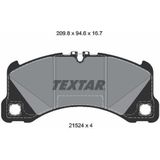 TEXTAR - Remblokkenset - Vooras - 209,8 mm - 94,6 mm - 16,7 mm