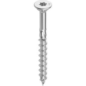 HECO TOPIX schroeven RVS A2 TORX TX-25 platverzonken kop 5 x 60 mm 200 stuks