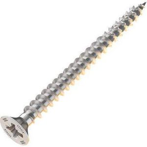 HECO-UNIX-Plus Spaanplaatschroef platkop 4.0 x 12 mm  [200] pozi.verz.