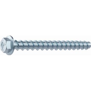 HECO MULTI-MONTI PLUS schroefanker - zeskantkop met aangeperste ring - 7,5x80mm - gehard staal - 50 stuks