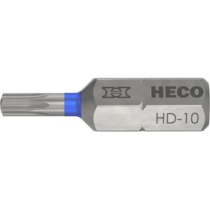 HECO-Drive schroefbit TORX TX-10 Blauw 10 stuks lengte 25 mm