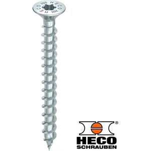 Heco TOPIX-plus schroeven verzinkt TORX TX-20 platverzonken kop 3,5 x 12 mm 200 stuks