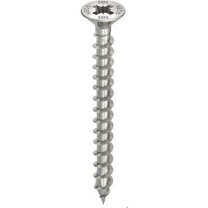 HECO TOPIX-plus schroeven - platkop verzinkt - 4x40 mm - PZ2 - voldraad - 1000 st