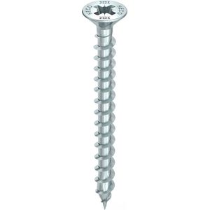 Heco - TOPIX-Plus - Spaanplaatschroef - Platkop - Verzinkt - Voldraad - PZD 2 - 4,5x60mm (Per 200 stuks)