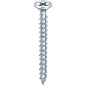 HECO TOPIX-plus schroeven - platkop verzinkt - 5x40 mm - PZ2 - voldraad - 500 st