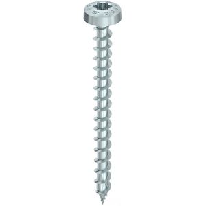HECO TOPIX-Plus spaanplaatschroef 6x40mm - cilinderkop - verzinkt - voldraad - T30 - 61011 (Per 200 stuks)