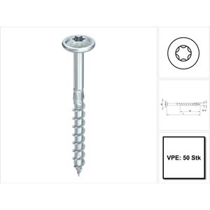 HECO-TOPIX-plus 8,0 x 140, tk, T40, DD, vz; 50 st - HC61280