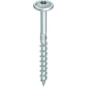 Heco Topix+ Tellerkopschroef 8x200mm deeldraad Torx40 - Verzinkt - 50 stuks