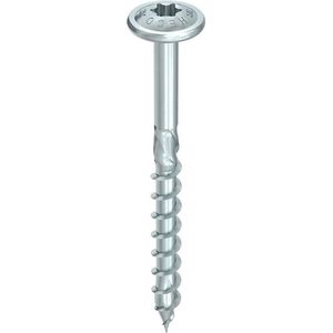 Heco Topix+ Tellerkopschroef 8x220mm deeldraad Torx40 - Verzinkt - 50 stuks