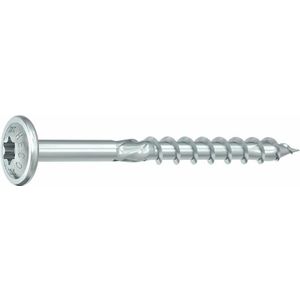 Heco Topix+ Tellerkopschroef 8x280mm deeldraad Torx40 - Verzinkt - 50 stuks