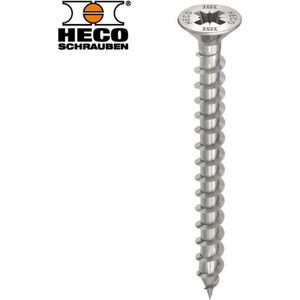 Heco Topix-plus 4,0 x 30 vk pozi vd rvs A2; 200 stuks - HC61665