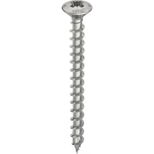 Heco Topix+ Spaanplaatschroef Lenskop 4,5x40mm Voldraad Pozidrive2 - RVS - 200 stuks