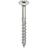 Heco - TOPIX-Plus Spaanplaatschroef - RVS - Platkop - Deeldraad - HD-30 - 61813