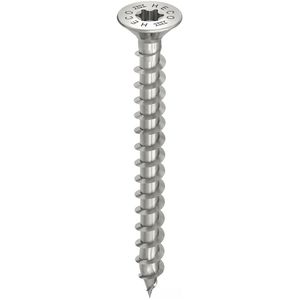 HECO TOPIX-Plus spaanplaatschroef 3,5x30mm - platkop - RVS - voldraad - HD-20 - 62020 (Per 200 stuks)