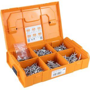 HECO-TOPIX-plus Assortimentskoffer - Houtschroeven - 700 Stuks - L-Boxx Mini