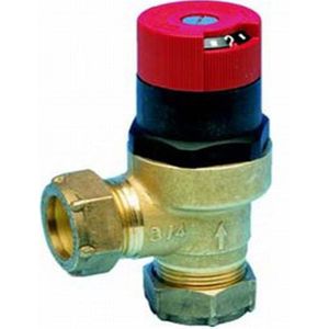 Honeywell Ultraline Overstortventiel met draadkoppeling 3/4 budr