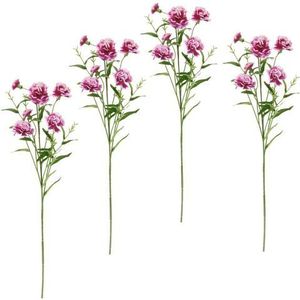 Kunstbloemen met oogjes, kunstbloemen, decoratie, eenvoudige steelbloem, zijden bloemen, stokjes voor kroon, bloemstuk, moederdag, bruiloft, grafdecoratie, cadeau