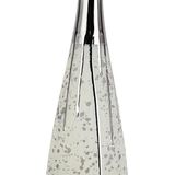 Keramiek - Vaas - Wit en Zilver - Modern Ontwerp