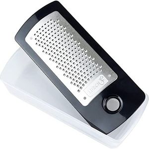WMF Top Tools nootmuskaatrasp, 8 x 2,5 x 3,5 cm, met praktisch opbergvak, ergonomisch design met geïntegreerde handgrepen, roestvrij staal, kunststof, vaatwasmachinebestendig : WMF