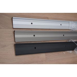 TRAPNEUSPROFIEL - ALUMINIUM TRAPKANTPROFIELEN type 845 KUBERIT ZWART 14 x 43 x 100 cm x 1 stuk voor PVC