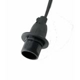 1x Zwarte lichtsnoeren met schakelaar en E14 fitting 400 cm - DIY lampen - Sfeerverlichting