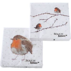 Servetten Robin Kerst Winter