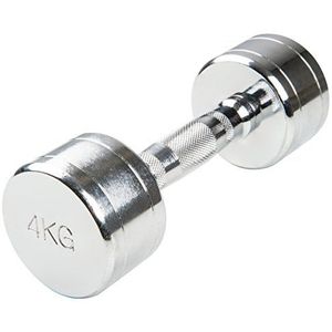 Trendy Sport Chroom dumbbell - 1 stuk - 4,0 kg