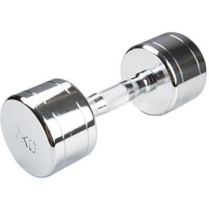 Trendy Sport Chroom dumbbell - 1 stuk - 7,0 kg