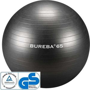 Trendy Sport - Professionele Gymnatiekbal - Fitnessbal - Bureba - Ø 65 cm - Antraciet - 500 kg belastbaar - Tuv/GS getest