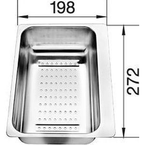 Blanco Inzetbakje rvs Metra 6S